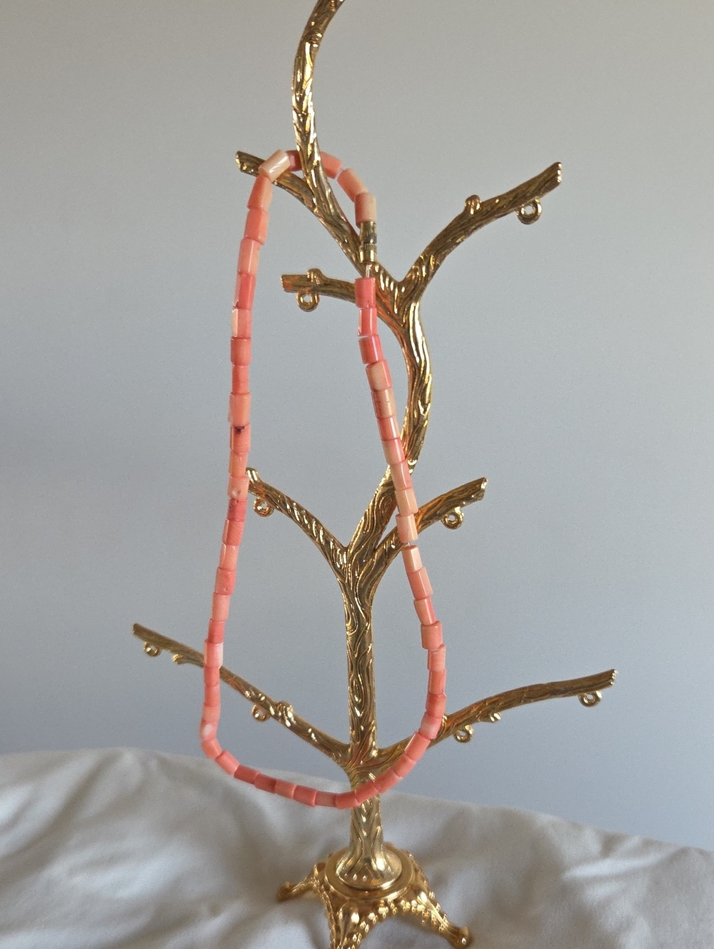 Coral Pink Beaded Necklace - Women Accessories